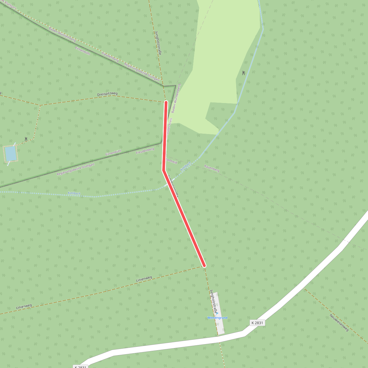 Rundwanderweg Ebenheid, Eb4, Winnengrund-Weg