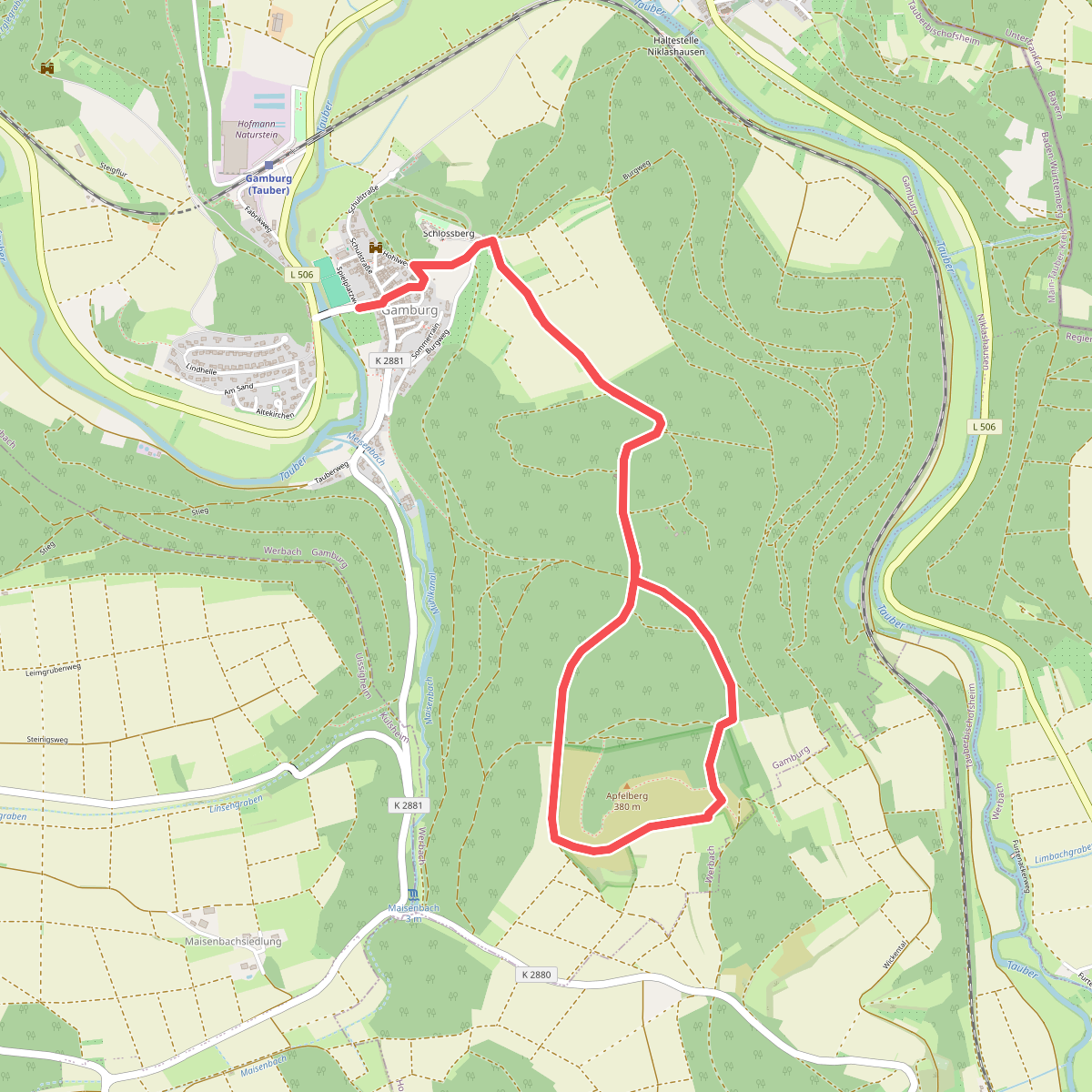 Rundwanderweg Gamburg 1