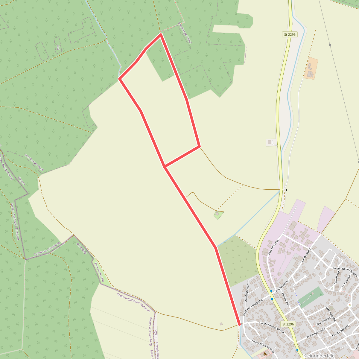 Blauer Hase - Kleinrinderfeld