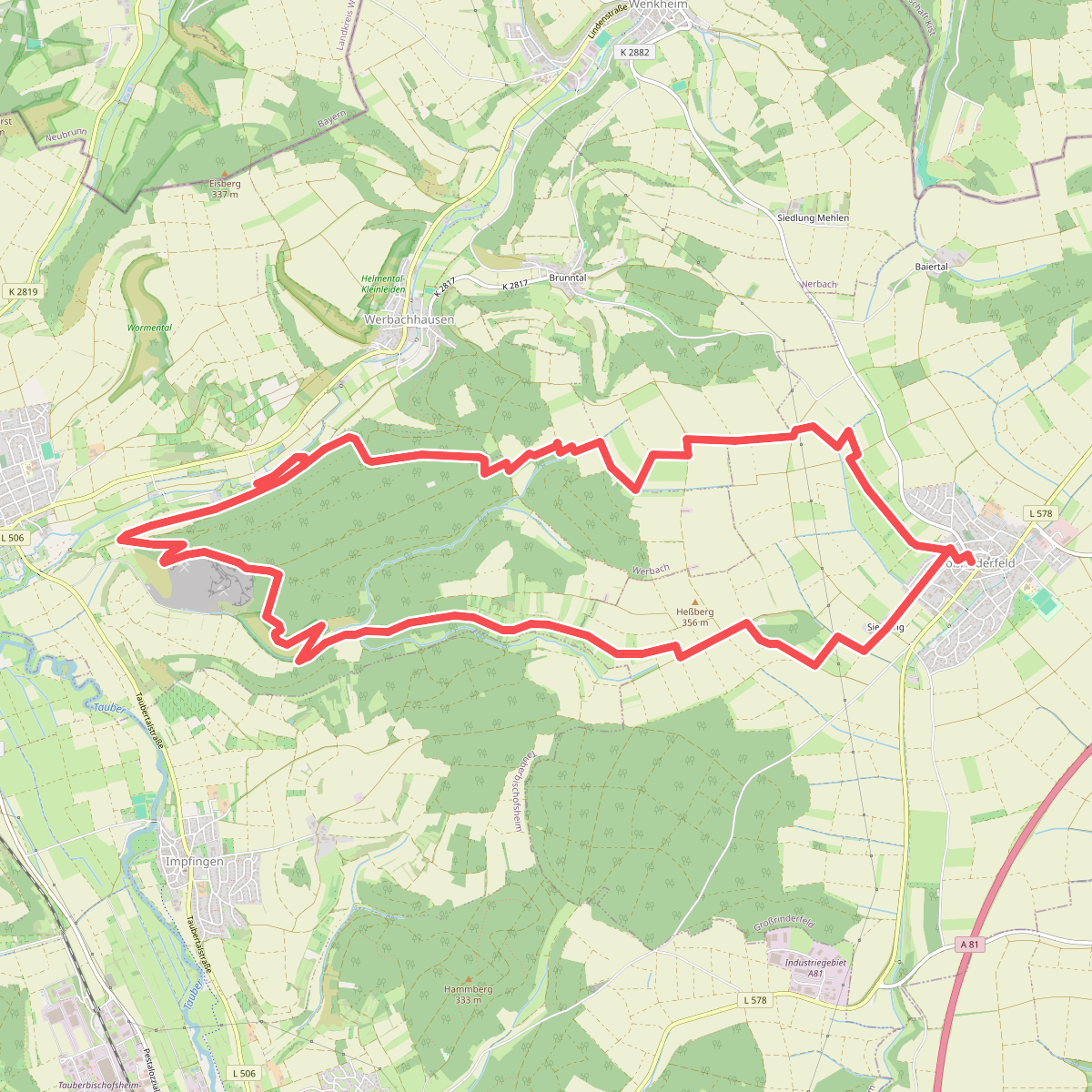 Liebliches Taubertal – Rundwanderweg 8 – Ins Welzbachtal