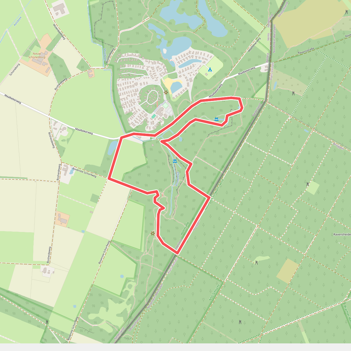 Wandelroute Natuurpad Maalbeek