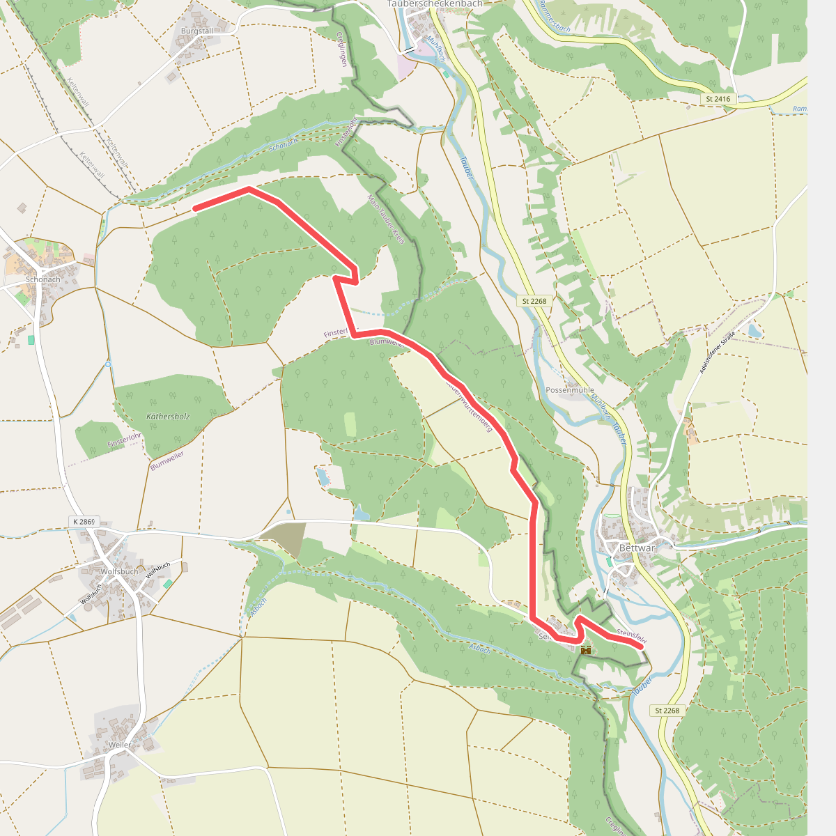 ehem. HW 4 (Würzburg - Ellwangen)