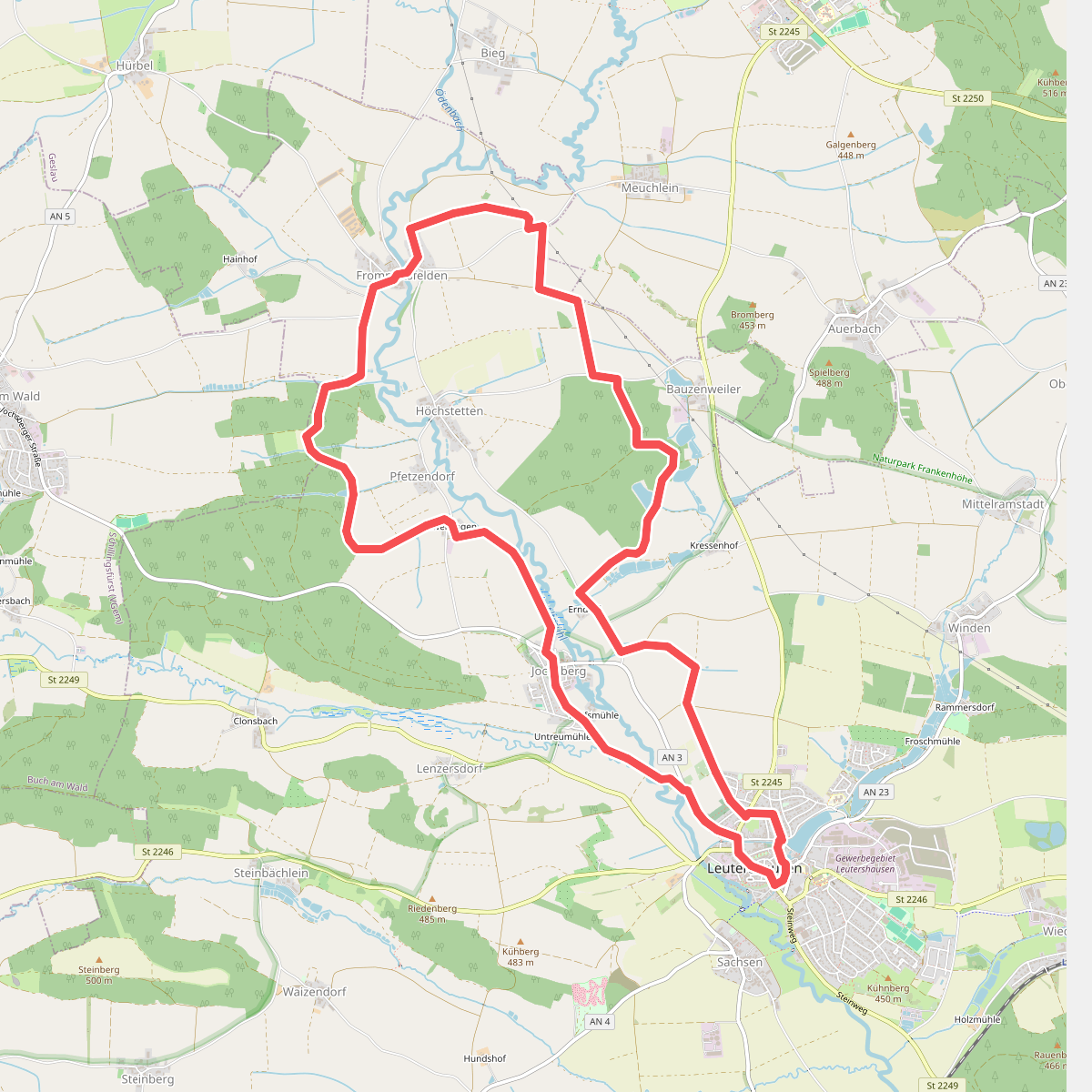 Milanweg Leutershausen