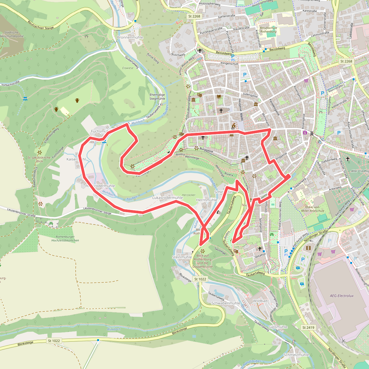 Rothenburger W3 - Kleiner Taubertalweg