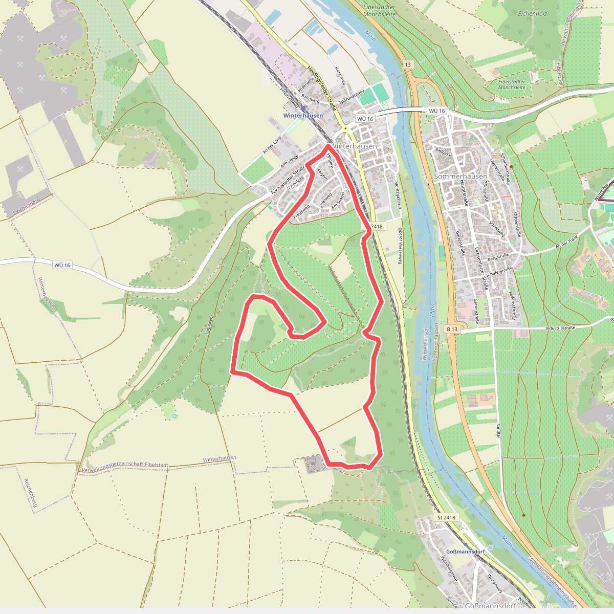 Mondweg Winterhausen