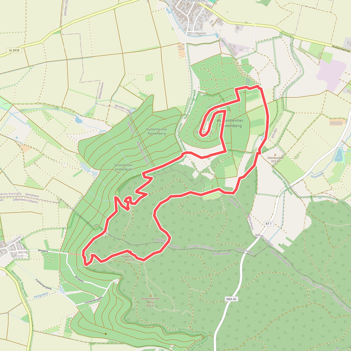 Traumrunde Hüttenheim-Seinsheim