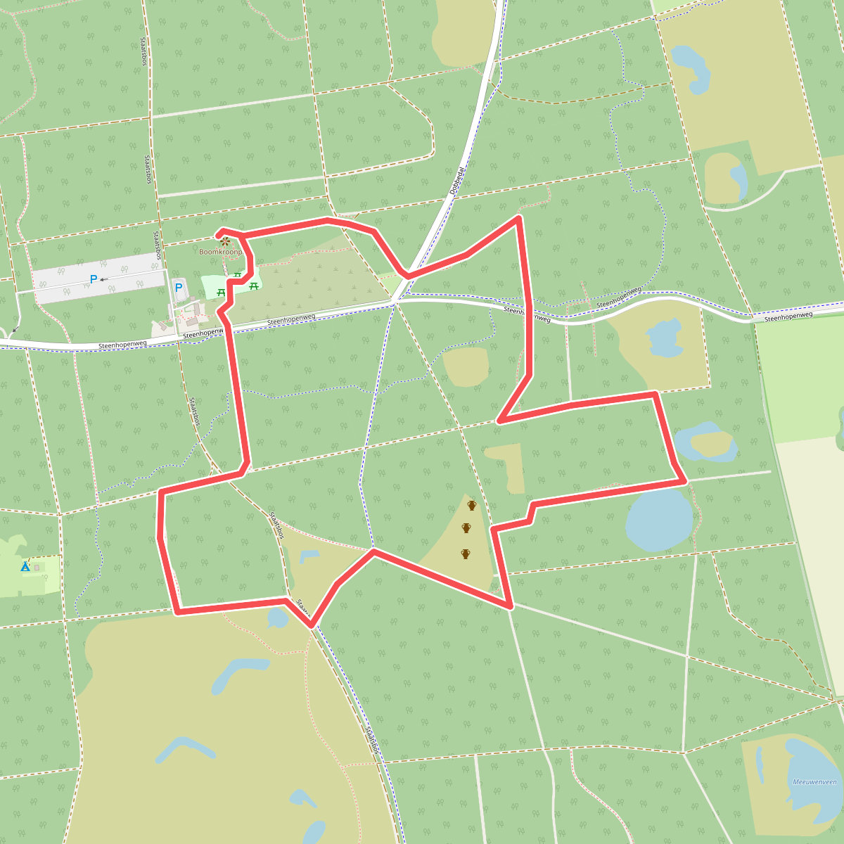 Wandelroute Heide en Vennen