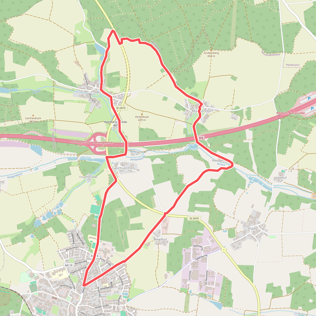 Neuendettelsauer Wanderweg Nr. 1
