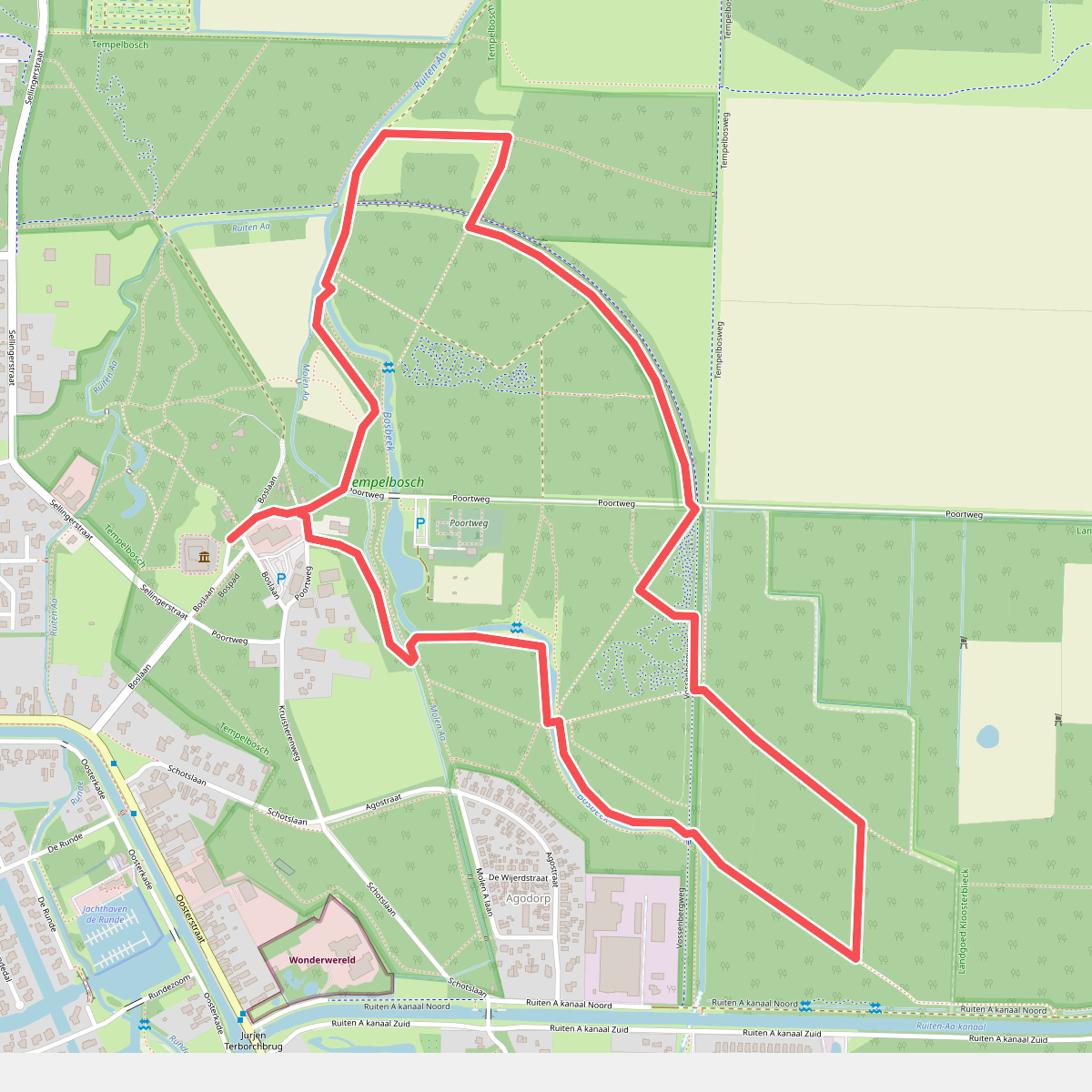 Wandelroute Kanunnikenpad