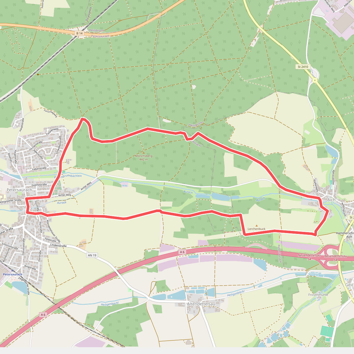 Neuendettelsauer Wanderweg Nr. 61