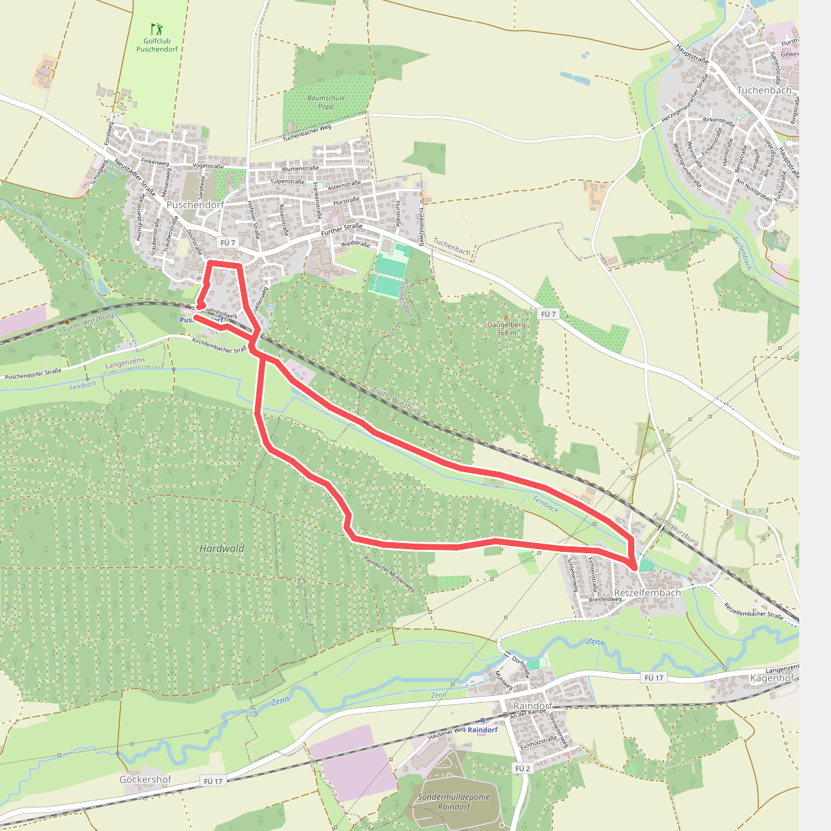 Puschendorf Wanderweg 5B