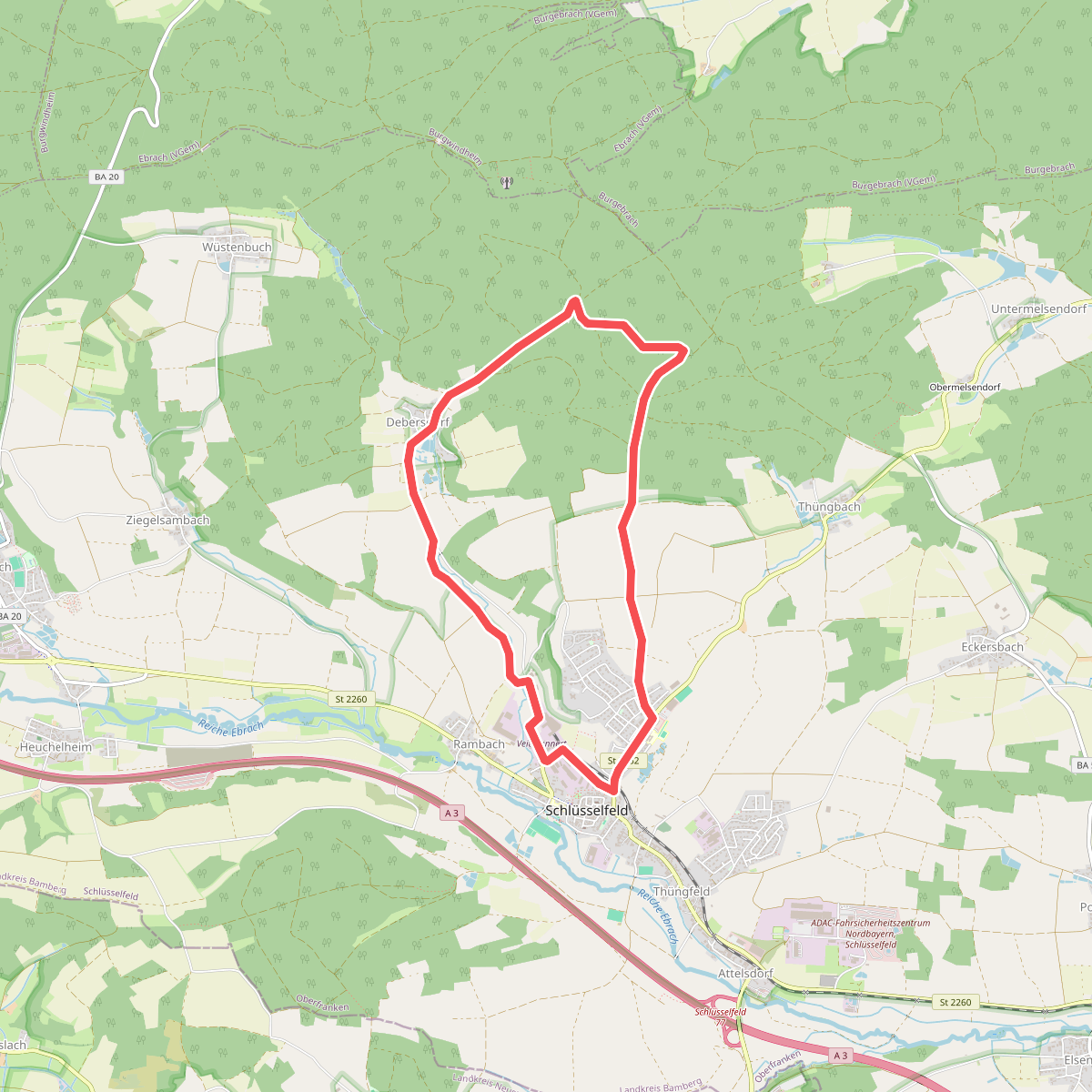 Rundweg Schlüsselfeld S 1