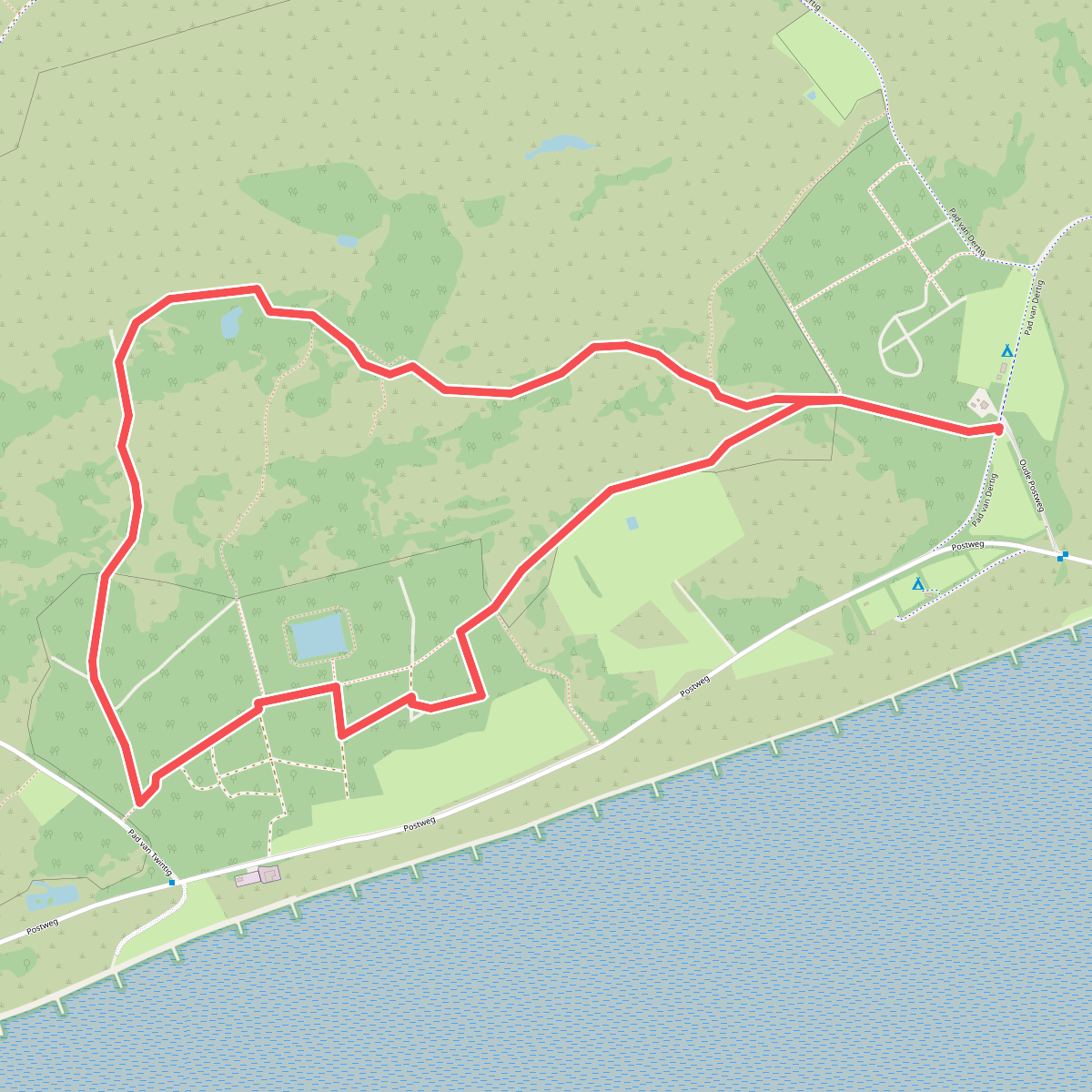 Wandelroute Lange Paal - Nieuwe Kooi