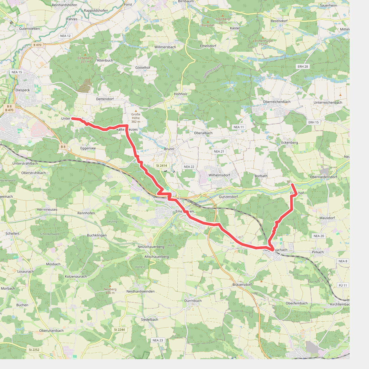 Untersachsen – Leitsmühle