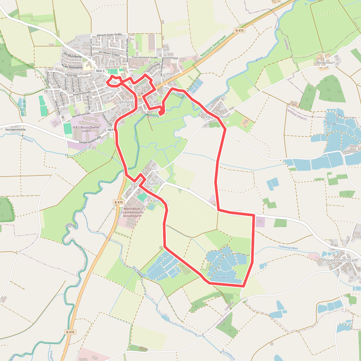 Storchen-Lehrpfad Uehlfeld