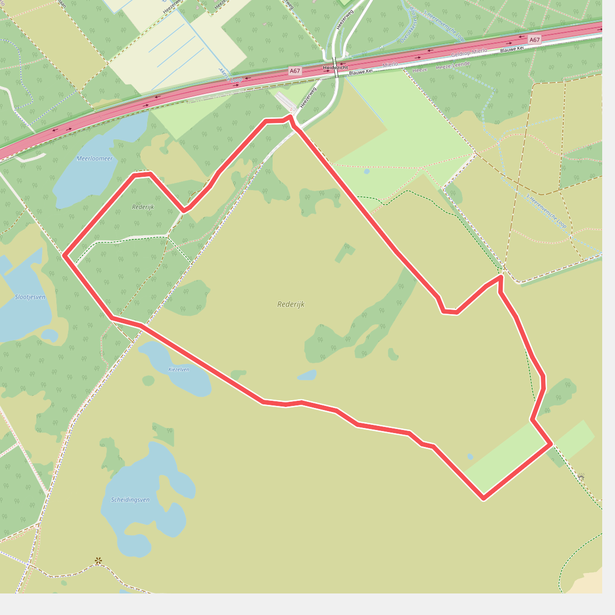 Wandelroute Heideakkerroute