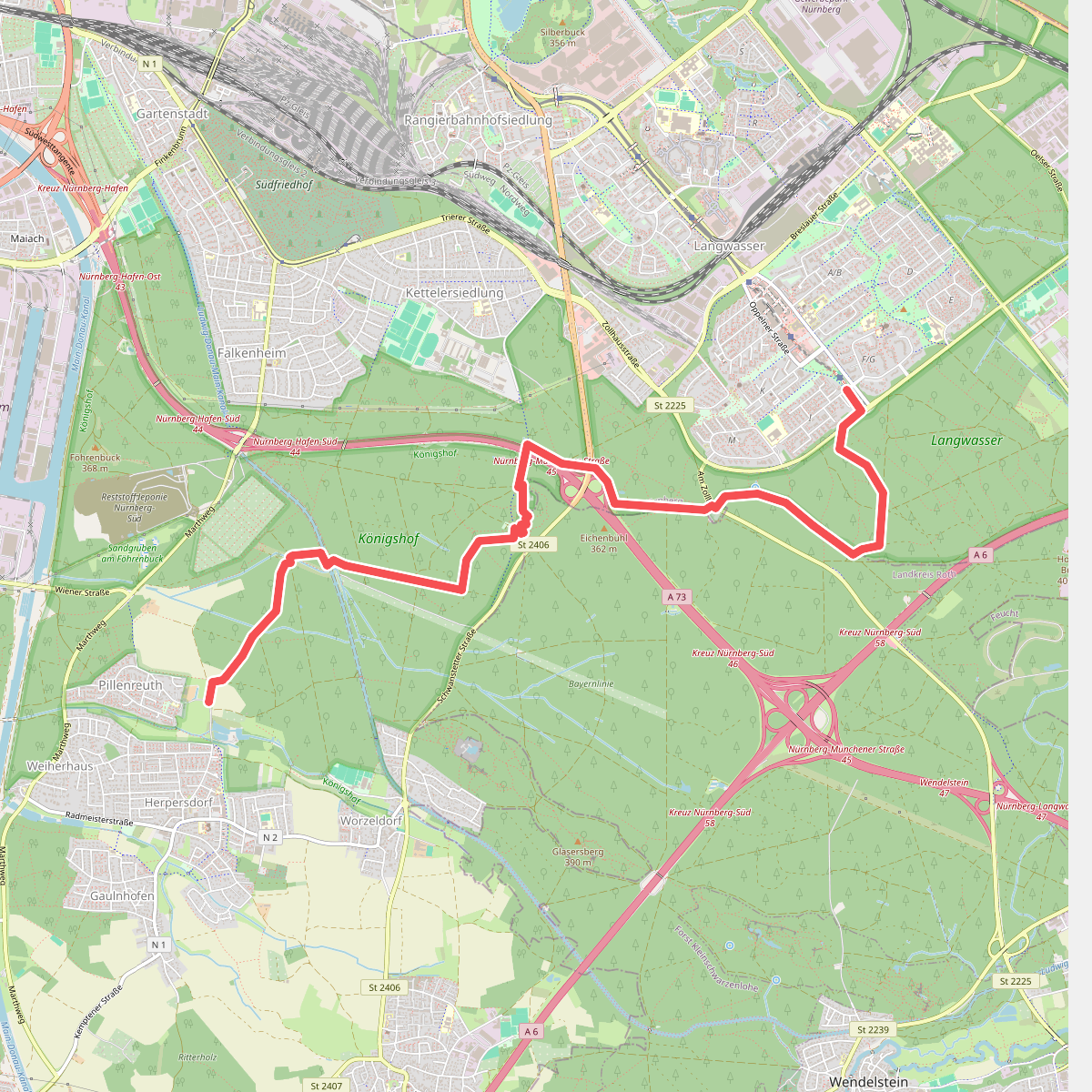 Nürnberg-Langwasser – Pillenreuth