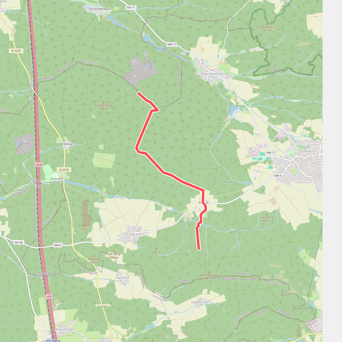 Pyrbaum Wanderweg No.3