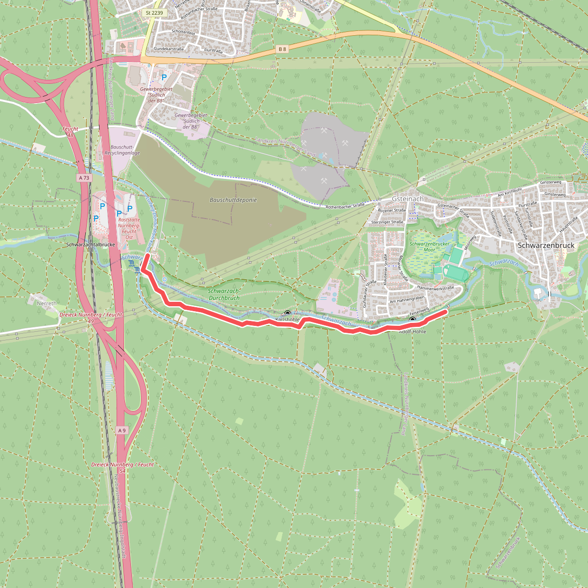Schwarzenbruck Wanderweg No.4