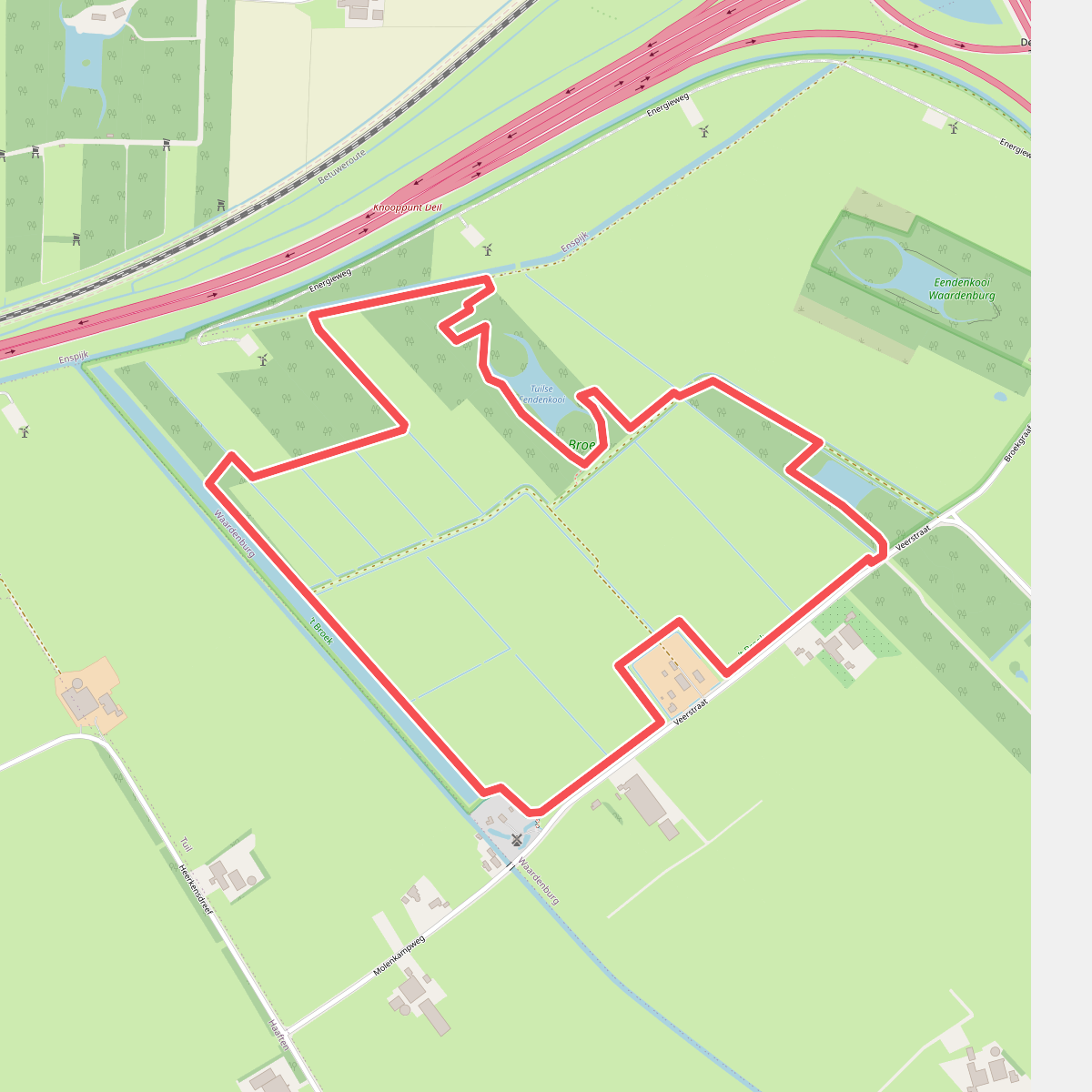 Wandelroute Laarzenpad 't Broek