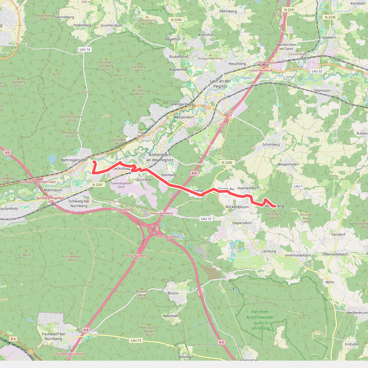 Röthenbach a. d. Pegnitz– Moritzberg