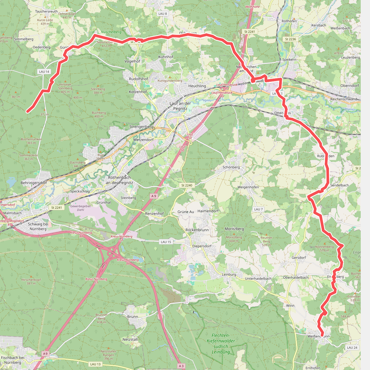 Weißenbrunn - Behringersdorf