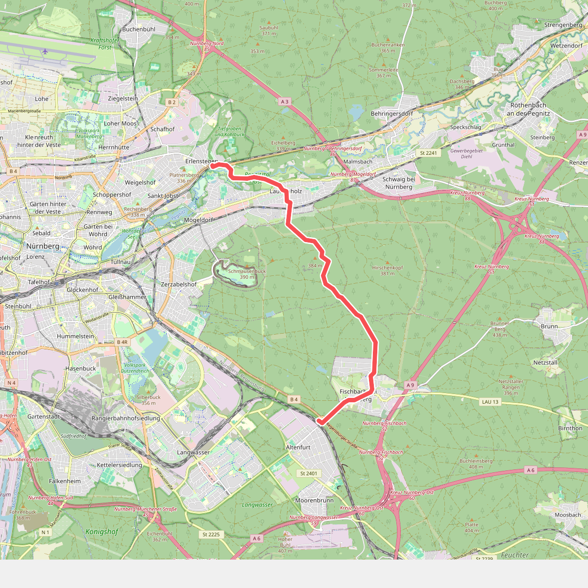 Nürnberg-Erlenstegen – Fischbach bei Nürnberg