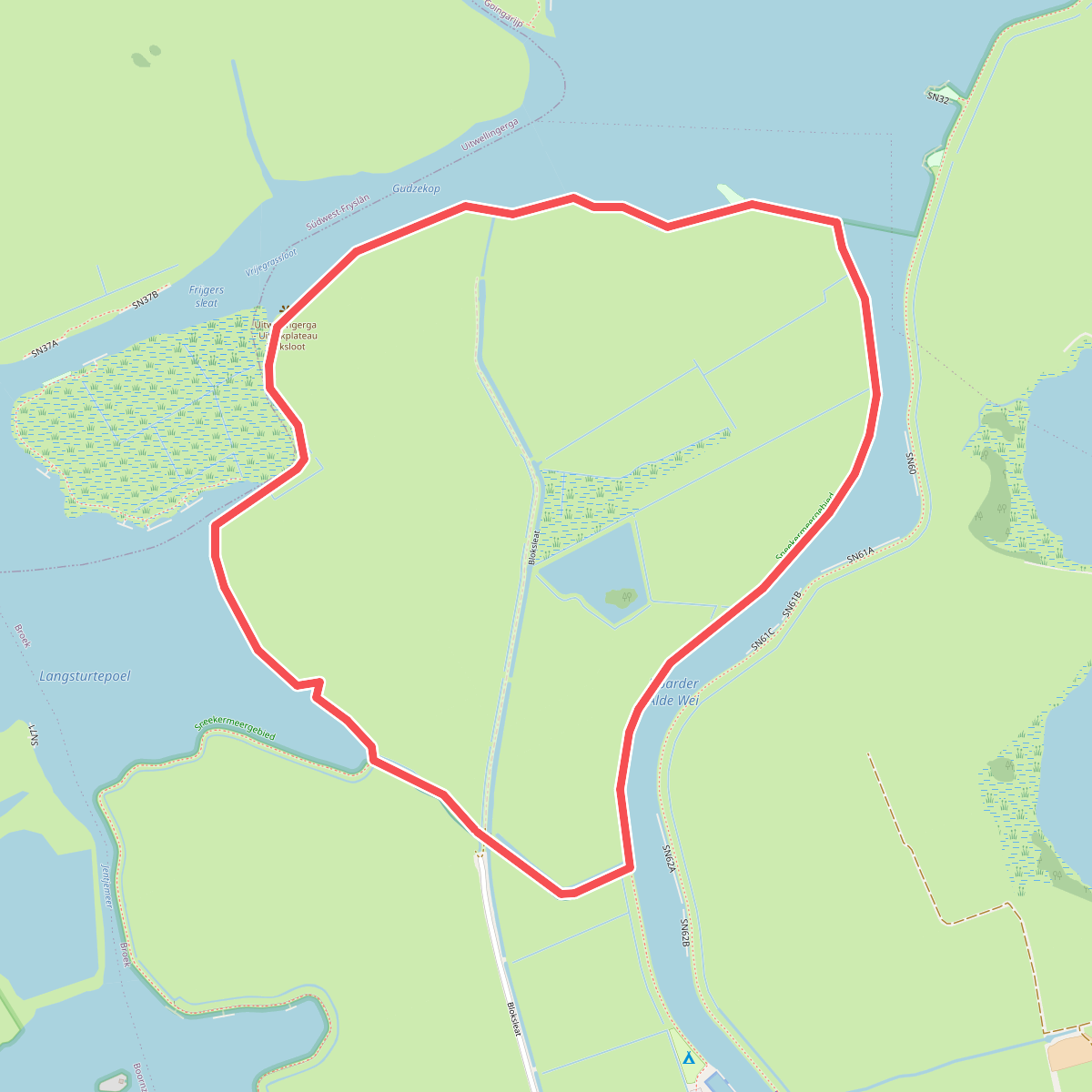 Wandelroute Blokslootpolder