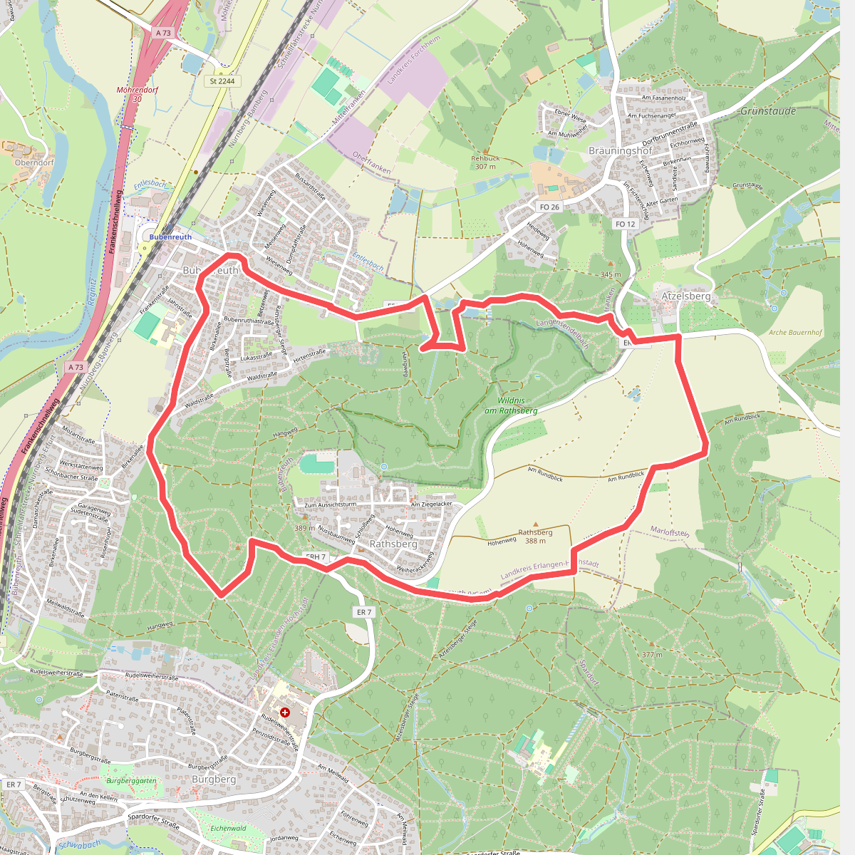 Hochwasserweg