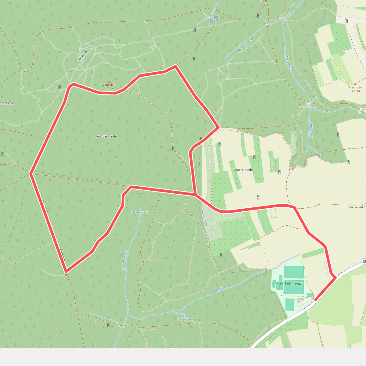 Landgasthaus Meisel Strecke