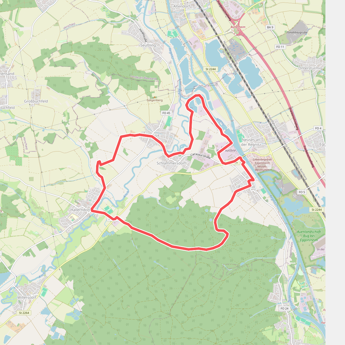 Hallerndorf Rundweg "Gelber Ring"