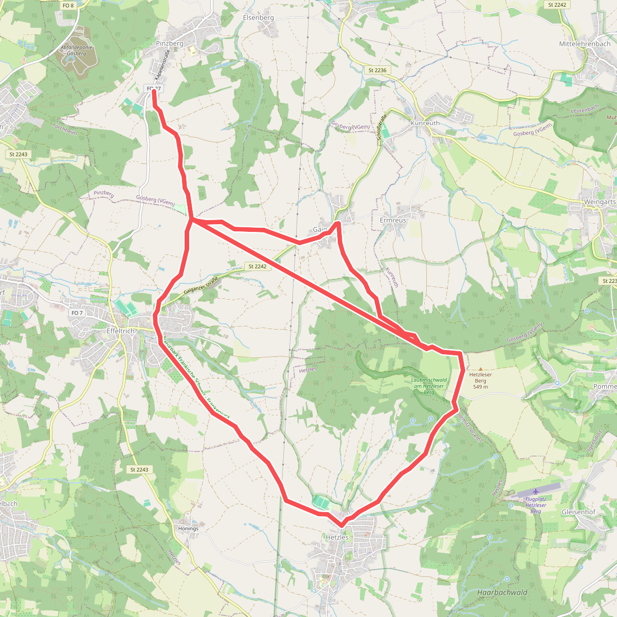 Pinzberger Rundwanderweg