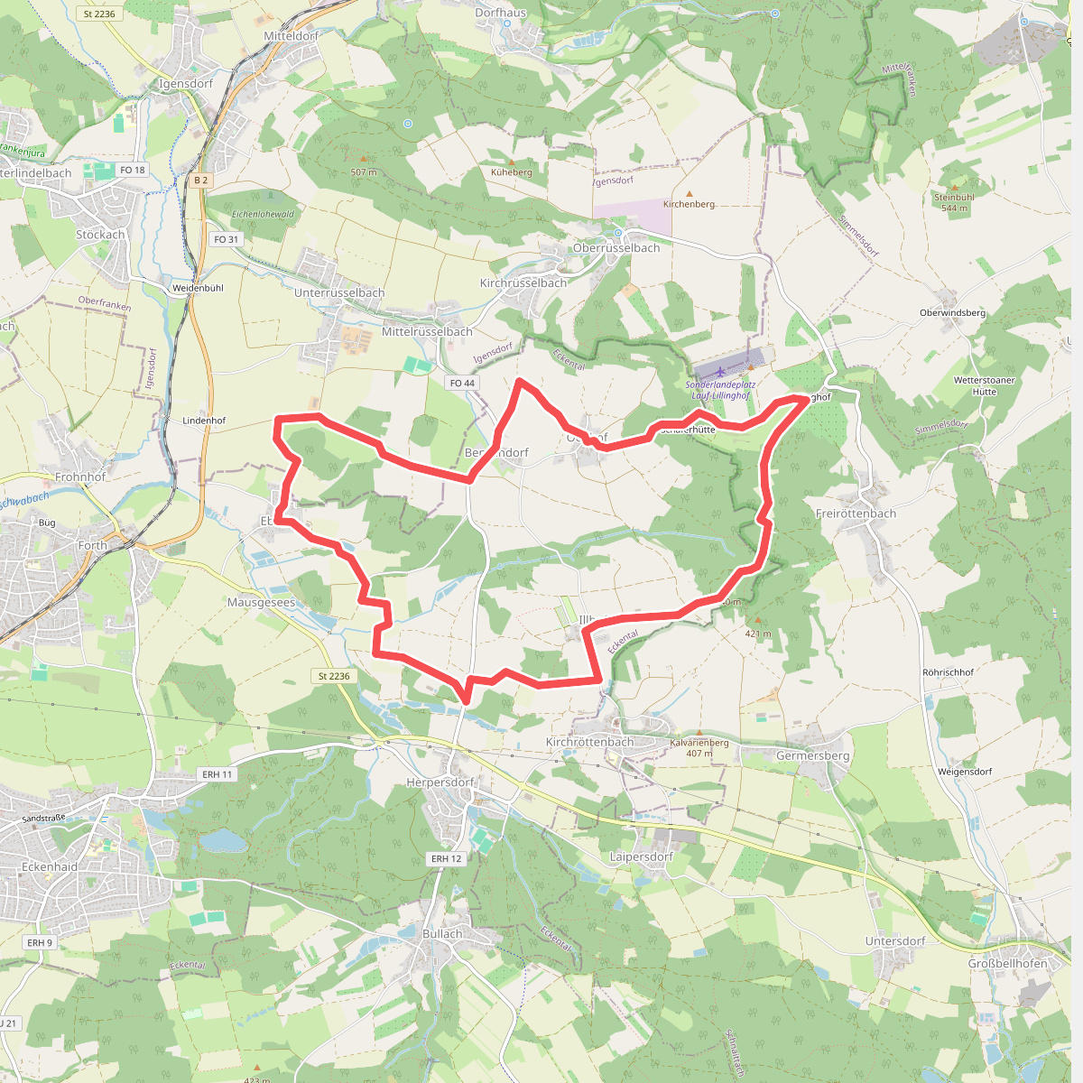 Rundweg Ebach – Lillinghof