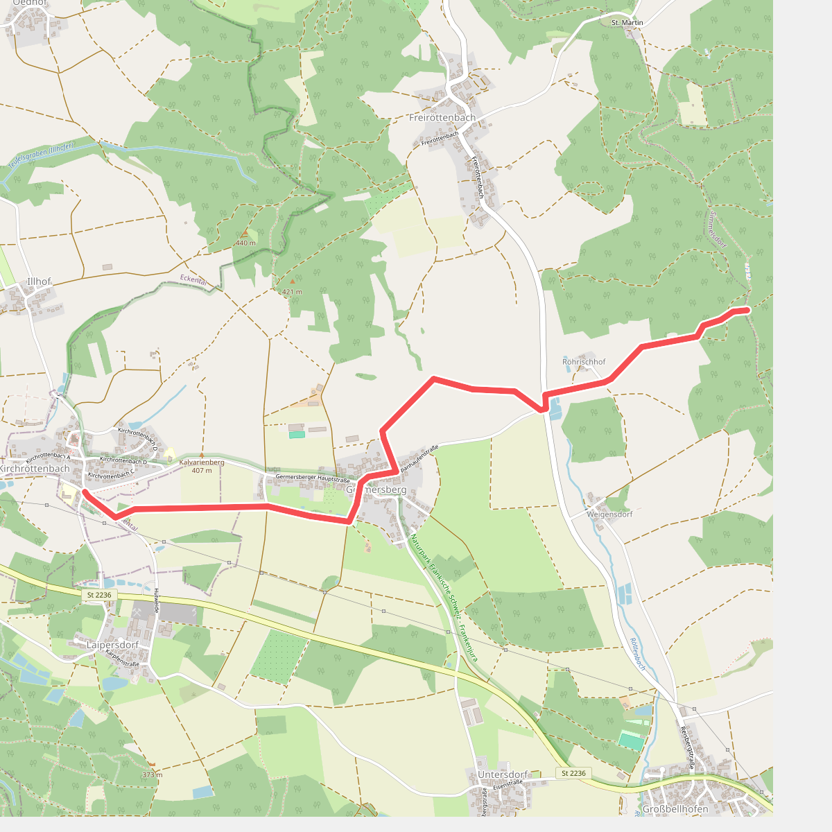 Kirchröttenbach – Frankenweg