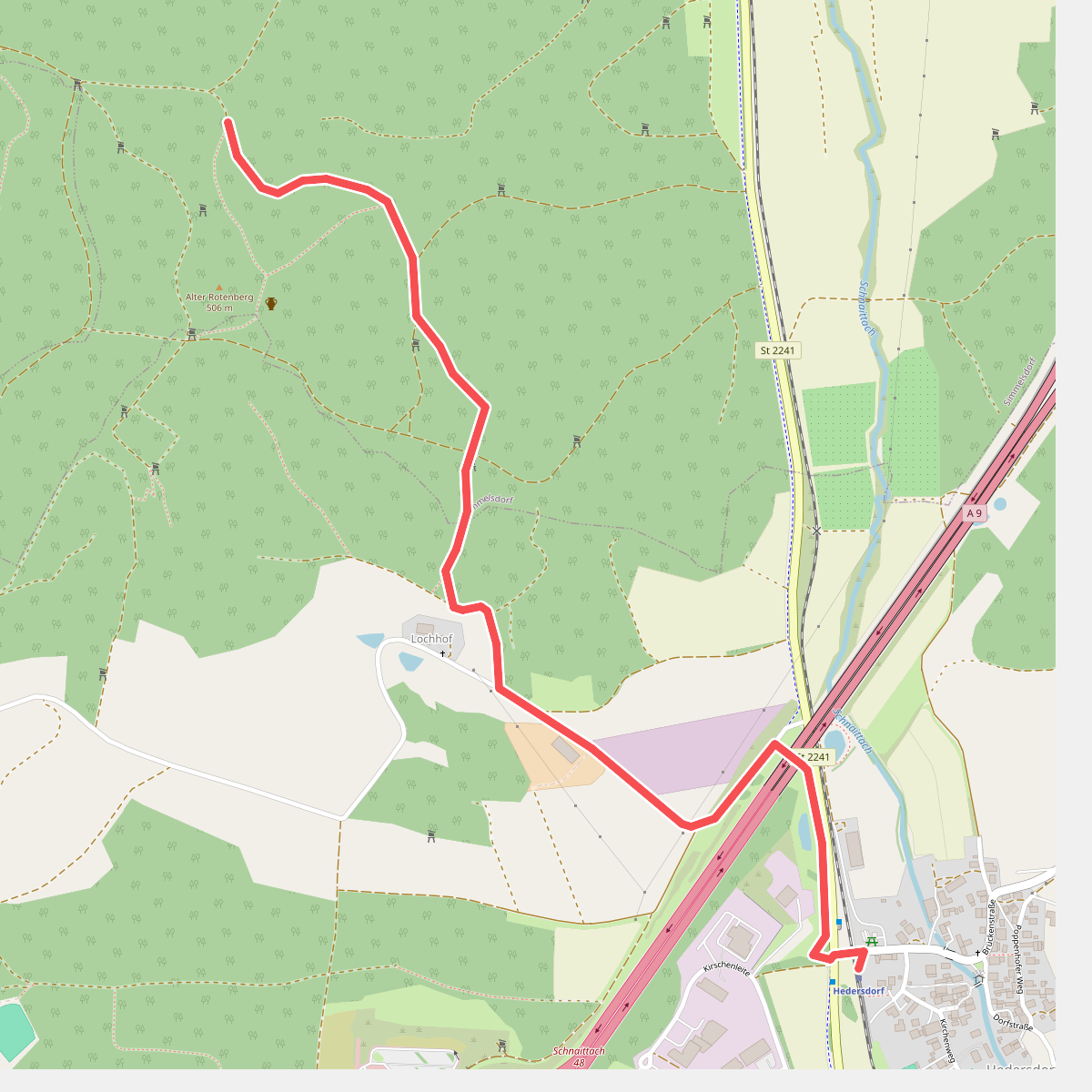 Hedersdorf – Frankenweg
