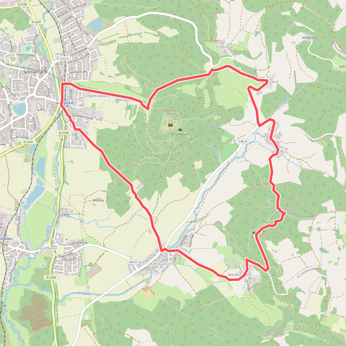 Rundweg Schnaittach – Glatzenstein