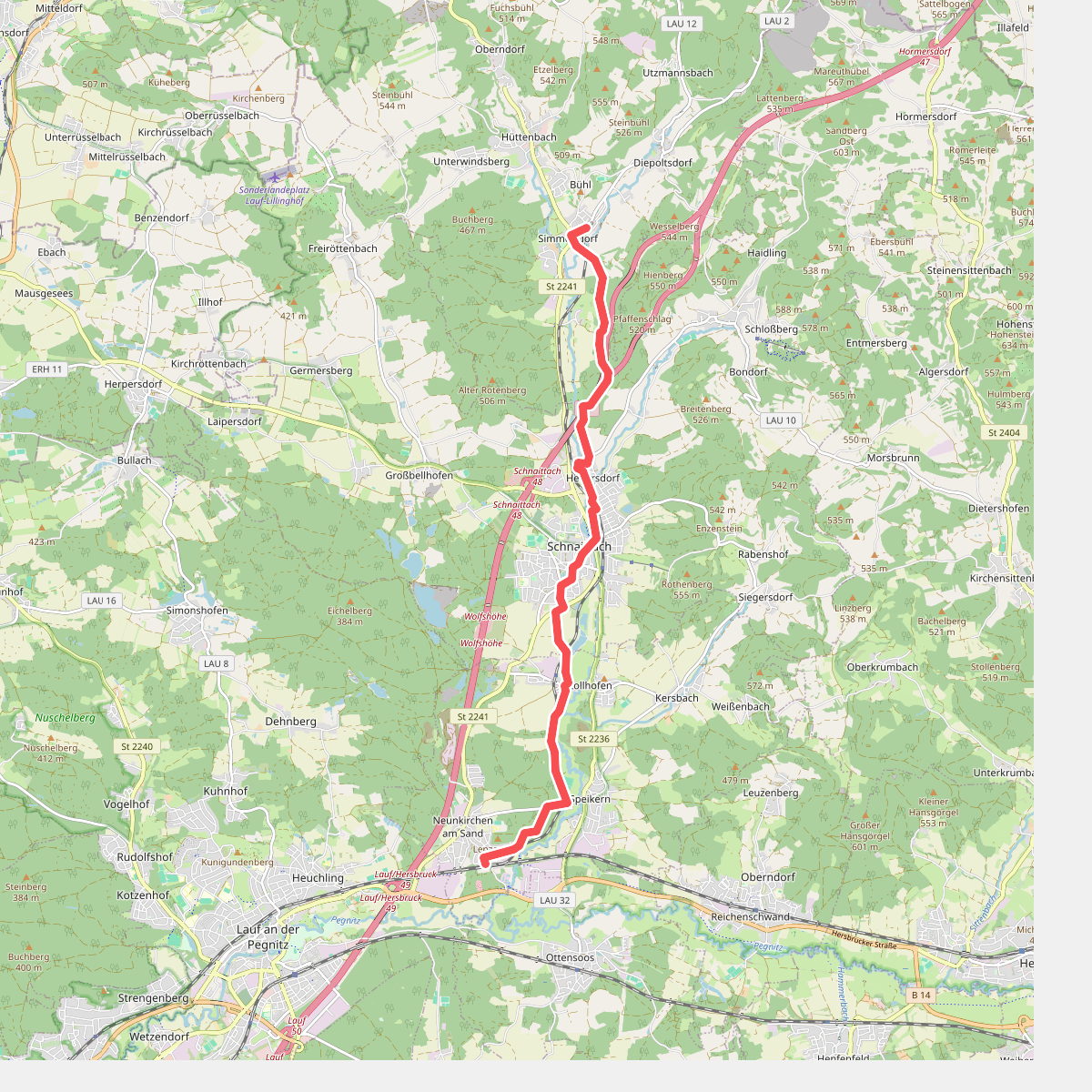 Schnaittachtalwanderweg