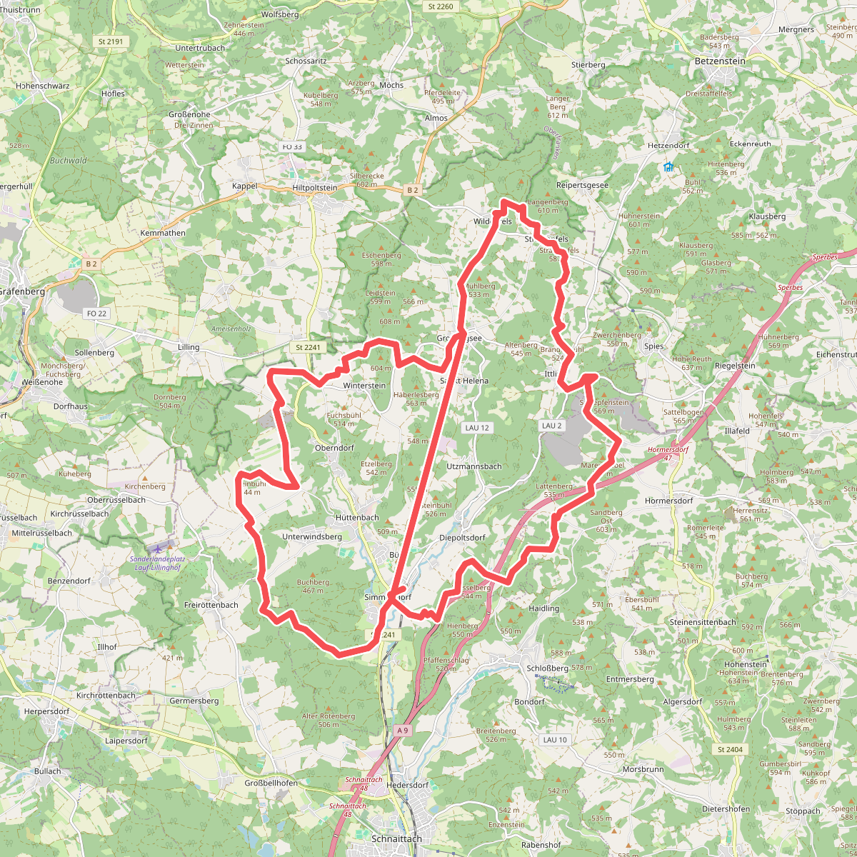 Simmelsdorfer Rundwanderweg Gelb 1