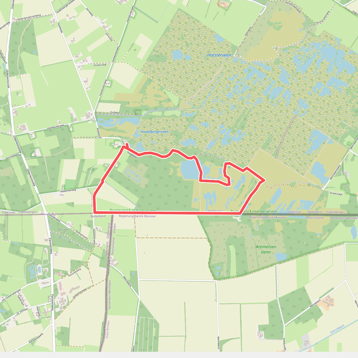 Wandelroute Haaksbergerveen IVN Natuurroute