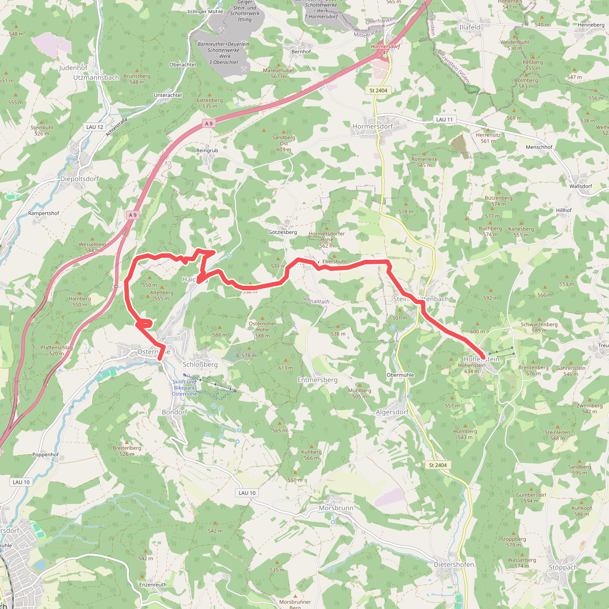 Osternohe – Hohenstein