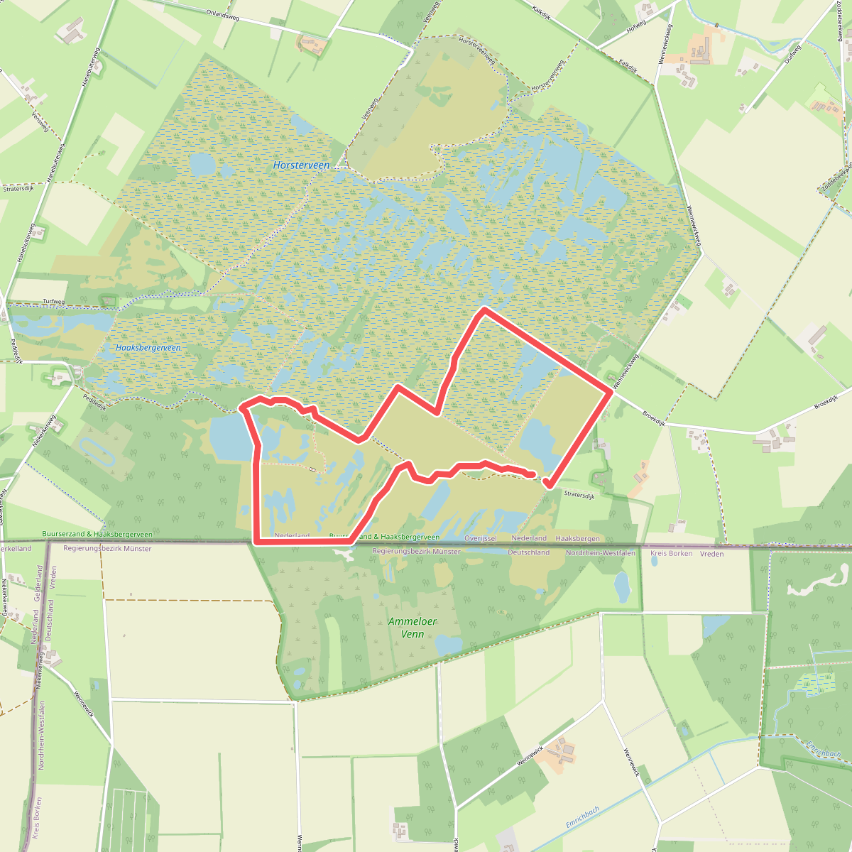 Wandelroute Haaksbergerveen Siberiëroute