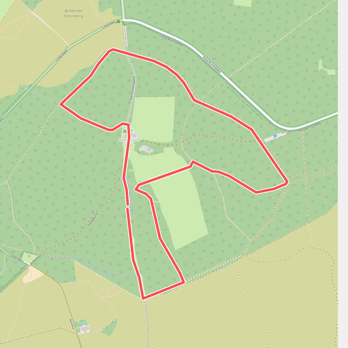 Wandelroute Hoog Buurlo