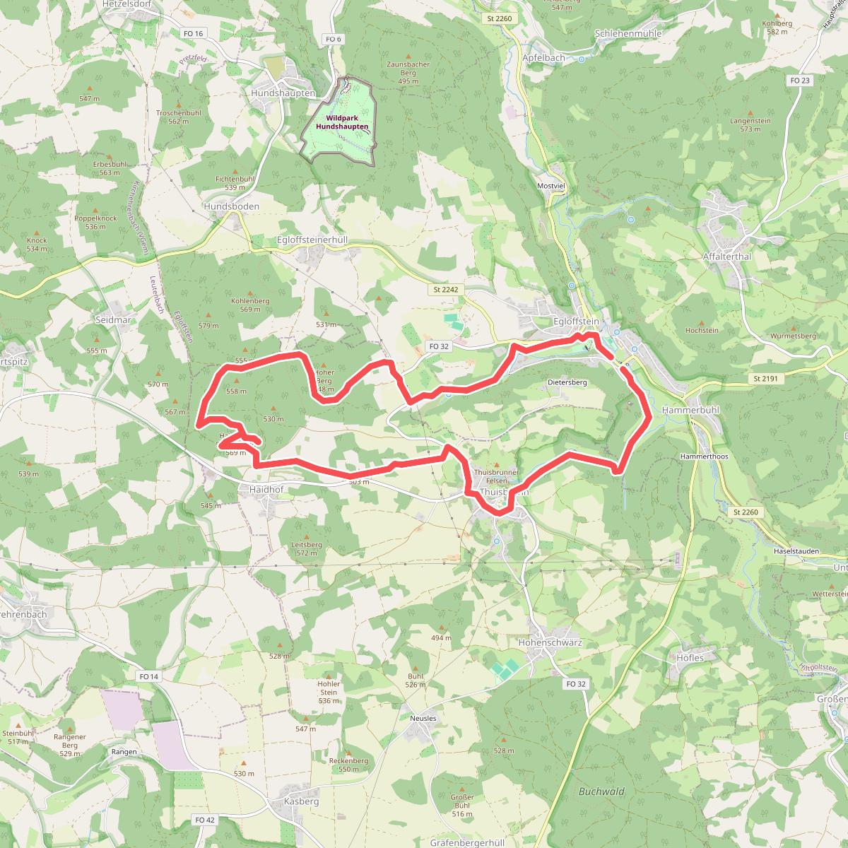 Egloffstein Rundweg Schlossßbergrunde
