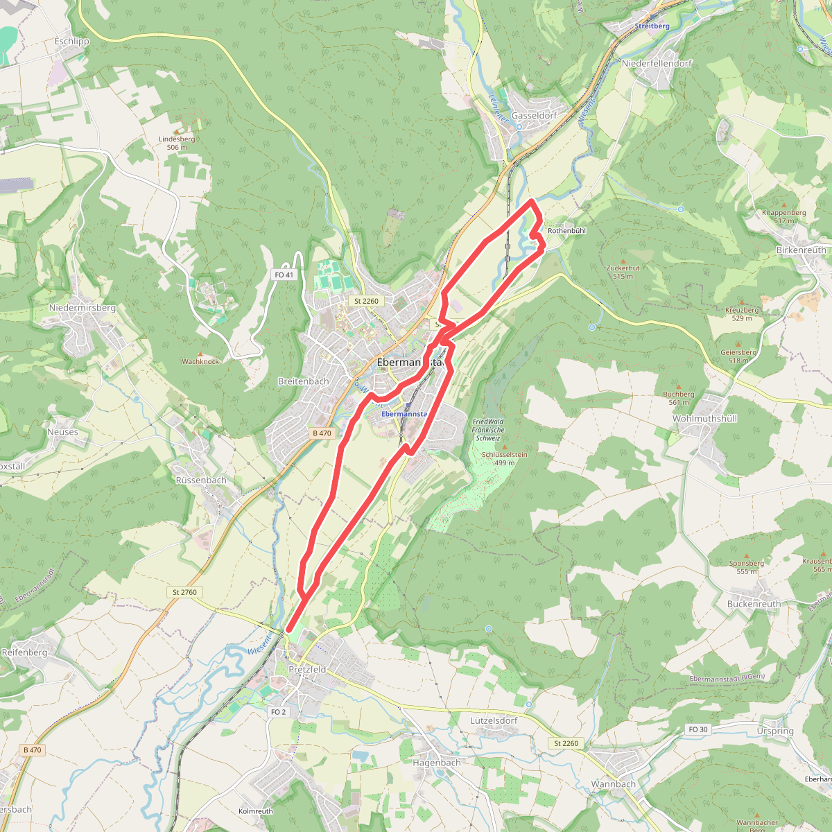 Lauferlebnis Fränkische Schweiz W2
