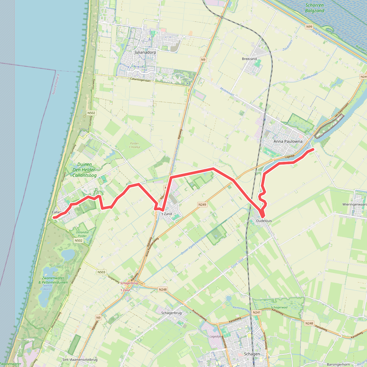 Callantsoof - Anna Paulowna · Nederlands Kustpad 2 etappe 11