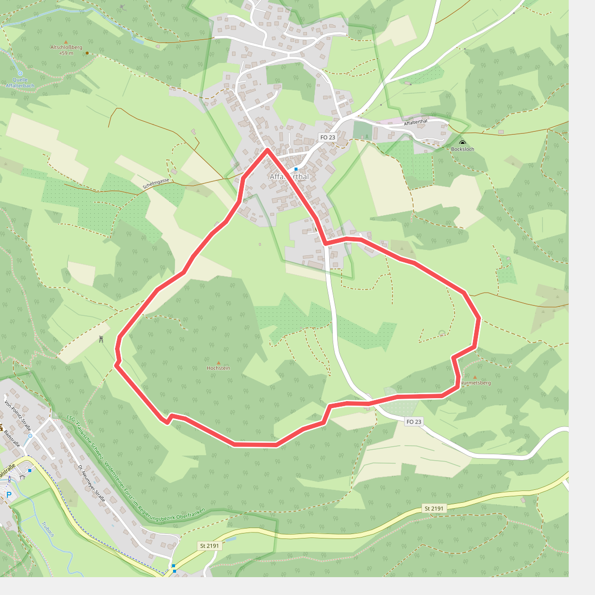 Durch Obstgärten zum Marterhaus