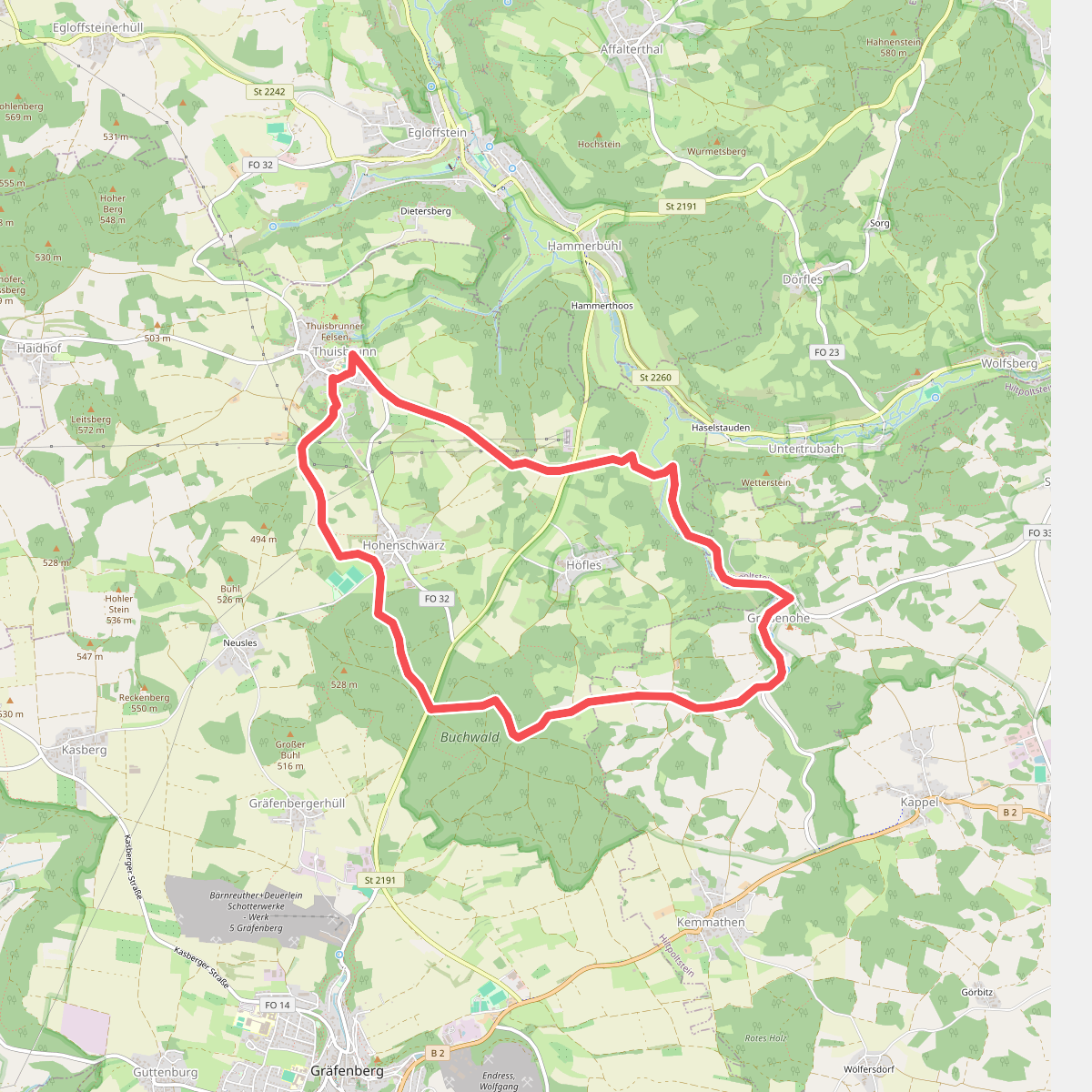 Thuisbrunn Rundweg "Ins Großenoher Tal"