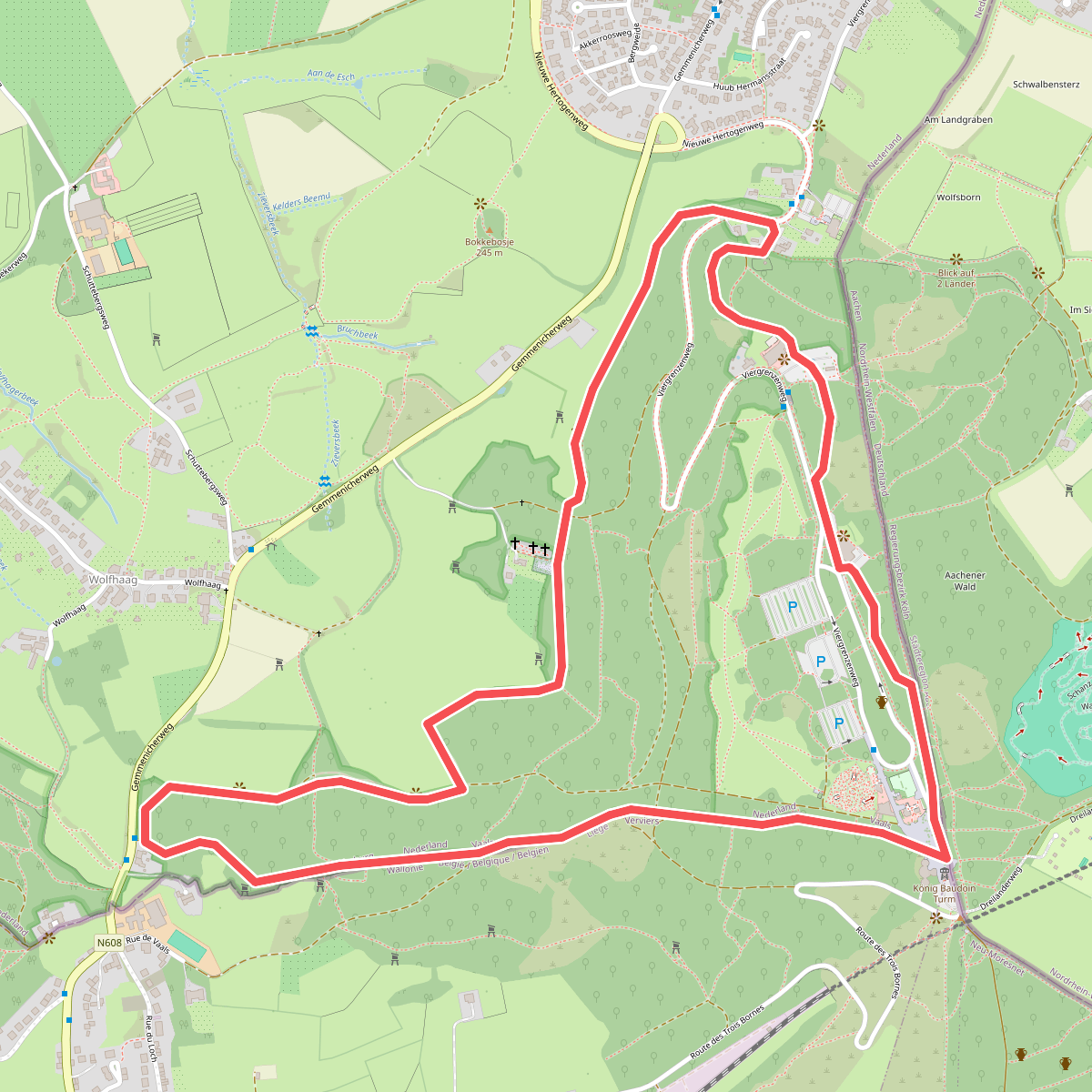 Wandelroute Drie Stenenroute