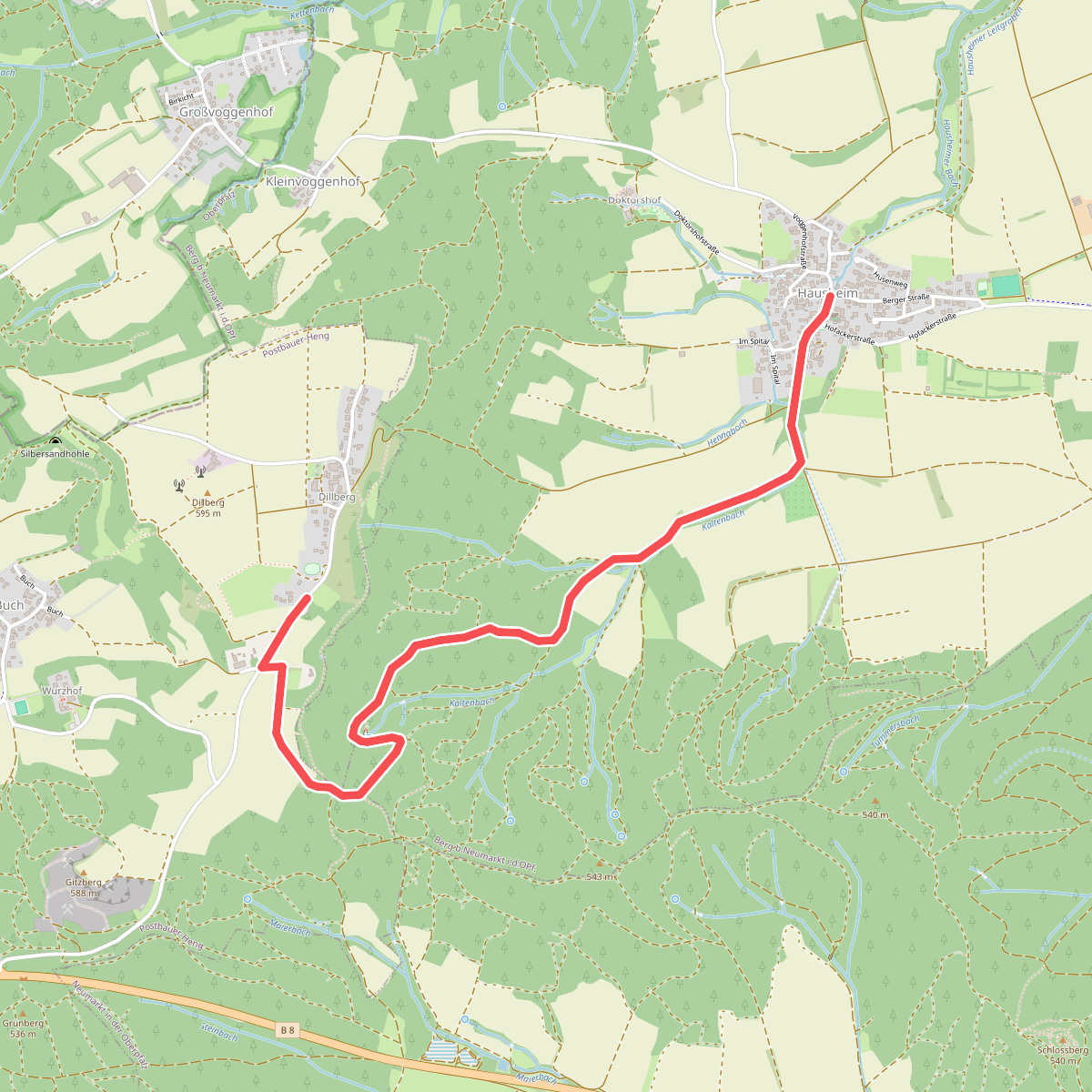 Kaltenbach-Weg