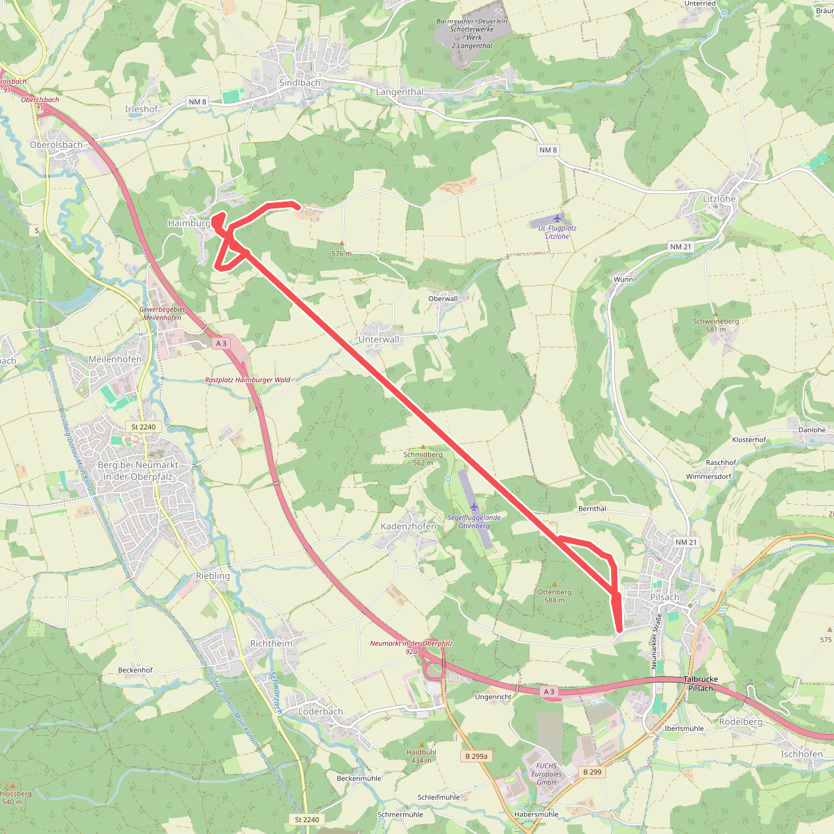 Roter Balken auf weißem Grund - Name unbekannt